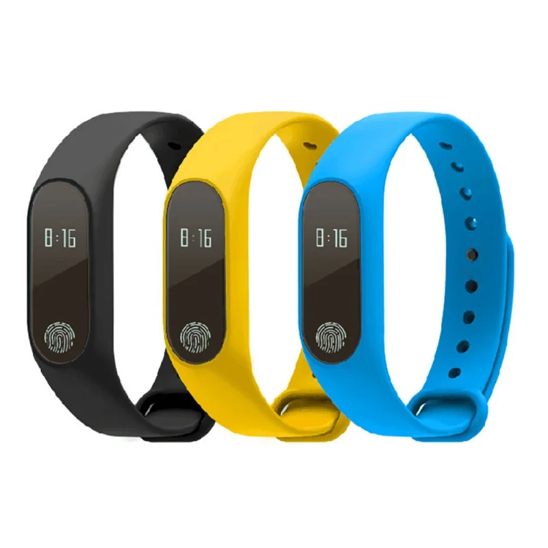 

Mini Smart Bluetooth Bracelet Step Counter Fitness Watch Alarm Clock Vibration Wristband With Heart Rate Monitor For sport