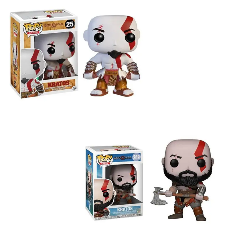 Funko POP nouveau Style dieu de la guerre Kratos jouet Pvc figurines brinquedos Collection modèle jouets pour enfants cadeau d'anniversaire