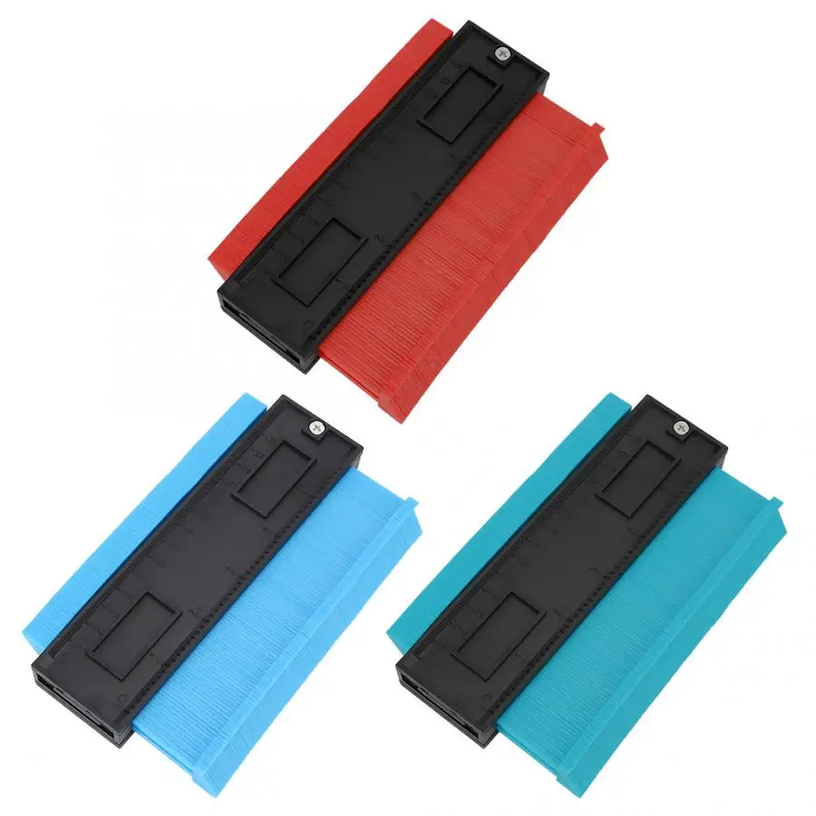 

6 inch ABS Plastic Irregular Shapes Measuring Contour Duplication Gauge Woodworking Measuring Tool