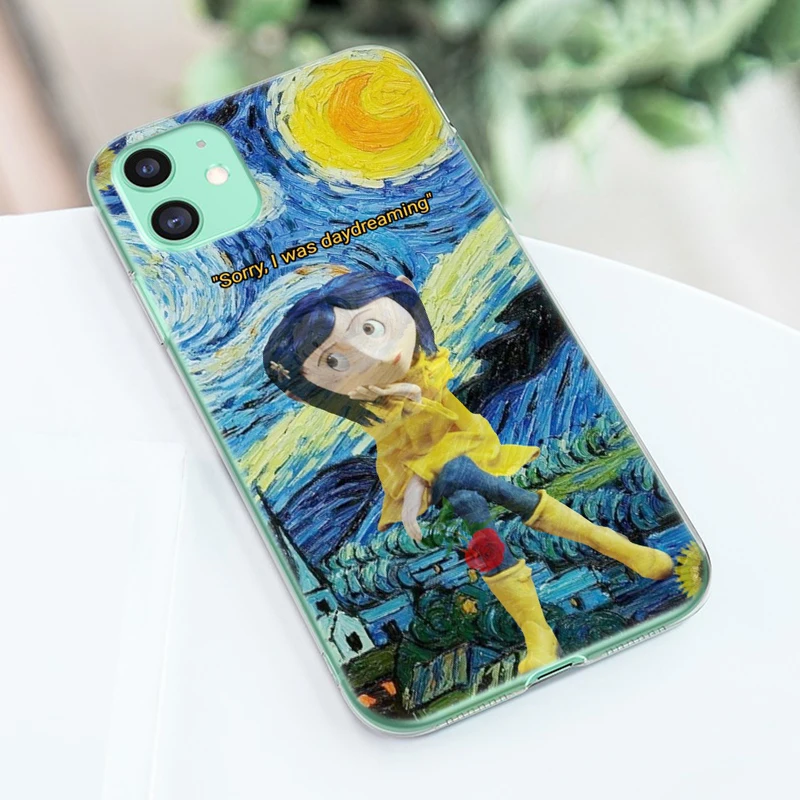 Coraline and the magic door Silicone Phone Case for Apple iPhone 12 Mini 11 Pro XS Max X XR 6 6S 7 8 Plus 5 5S SE 2020 Cover