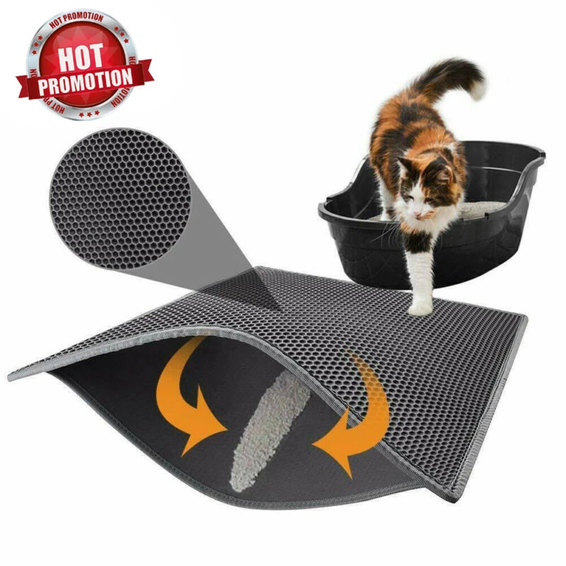 Tapis De Litiere Double Couche Pour Chat Trappeur Pliable Flexible En Caoutchouc Mousse Pour Animaux De Compagnie Aliexpress