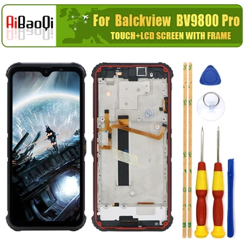 

Original 6.3 inch Touch Screen+2340x1080 LCD Display+Frame Assembly Replacement For Blackview BV9800/BV9800 Pro Android 9.0