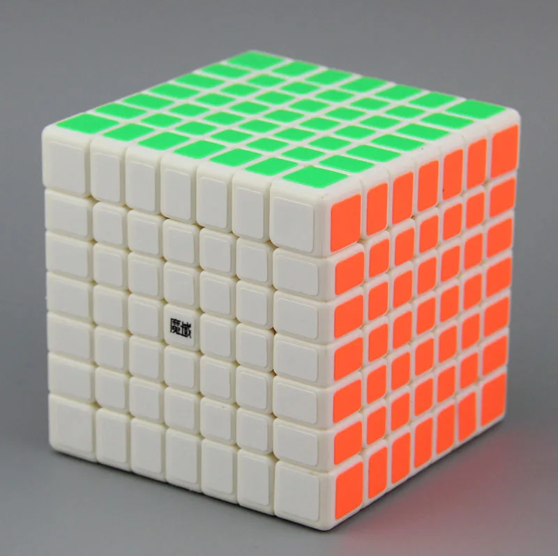 

Demon Proud Fu Seven Order GT Square Rubik's Cube White 7-Order Profession Game Speed Twist Educational Smooth Rubik's Cube