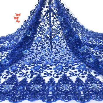 

Nigerian Lace Fabric in sequins Dress Material African with sequins fabric 2020 high quality African sequin mesh fabric LCD941A