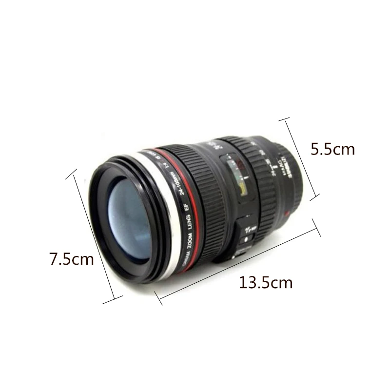 Madprice Tazza A Forma Di Obiettivo Fotocamera – CUPLENS EF 24-105mm – Bicchiere Per Colazione E Portabiscotti