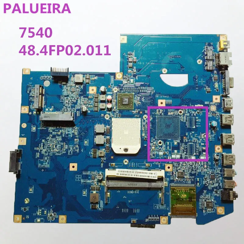 PALUBEIRA MBPJD01001 MBP. JD01.001 для acer aspire 7540 материнская плата ноутбука 48.4FP02.011 разъем S1 DDR2 протестированный быстрый корабль