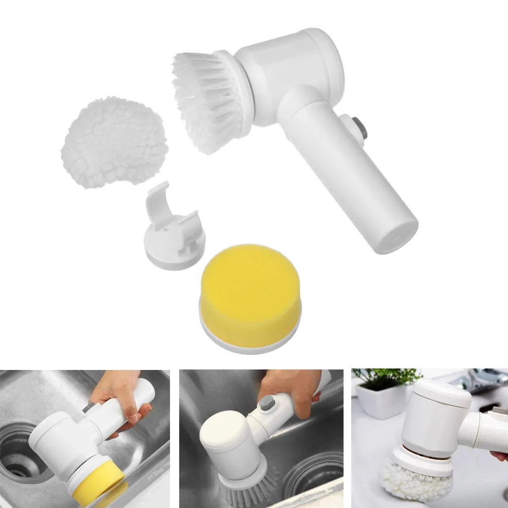 Электрическая ручная Scrubber ванна для очистки раковины щетка ванной кухни плитка
