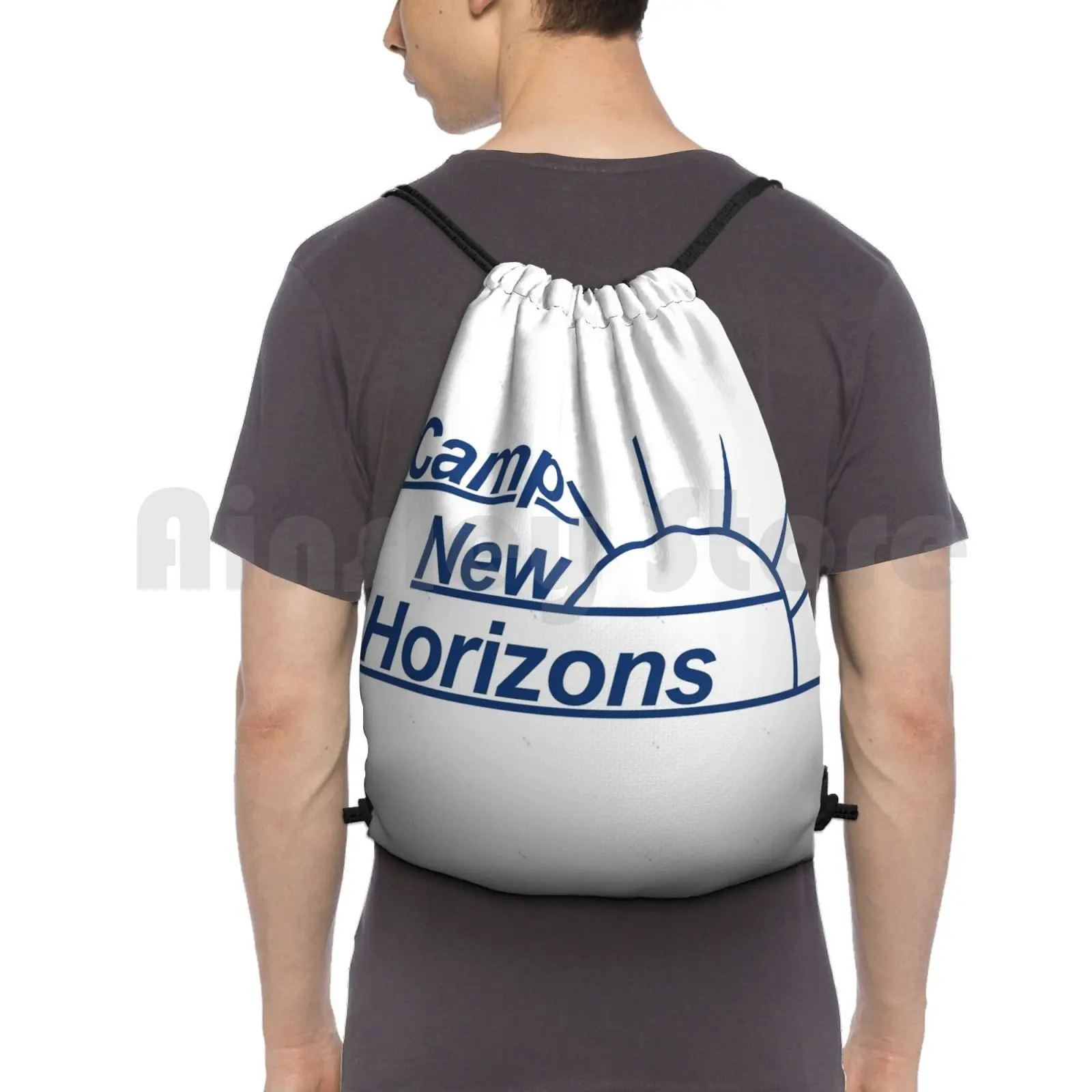 Sleepaway Camp 3-Camp New Horizons Zaino Borse Con Coulisse Borsa Da Palestra Impermeabile Camp Arawak New Horizons Sleepaway Horror