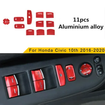 

Lid Decoration Trim Trim For Honda Civic 10th 16-20 Window Lift Newest