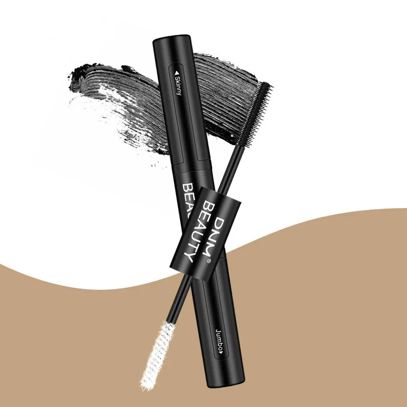 

Silk 4D double mascara combination grafting growth extension waterproof fiber long thick curling not blooming