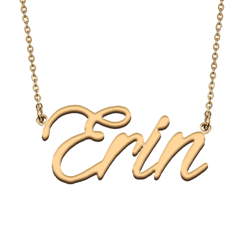 

Erin Custom Name Necklace Customized Pendant Choker Personalized Jewelry Gift for Women Girls Friend Christmas Present