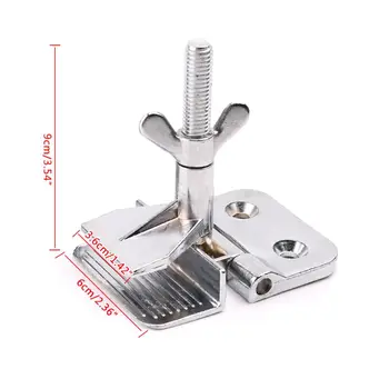 

One Pair Zinc Alloy Butterfly Hinge Clamps DIY Fixing Screen Tool Clip Hardware Y1QB