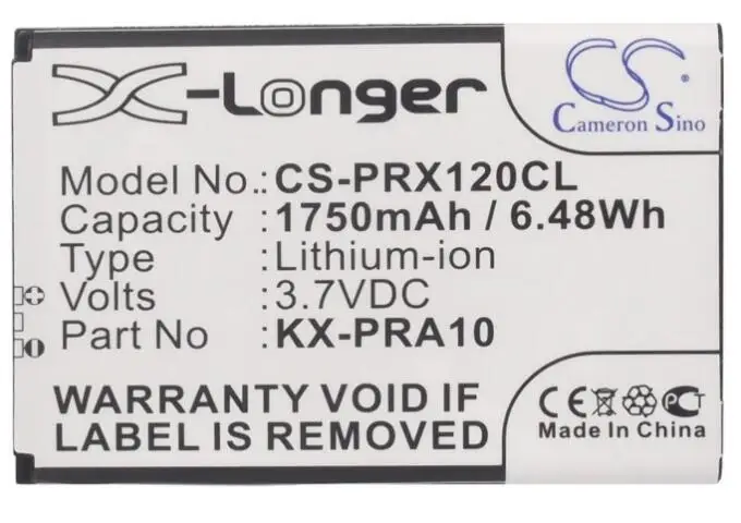 Аккумулятор cameron sino 1750 мАч для PANASONIC беспроводная батарея телефона PRX110GW PRX120 PRX120GW