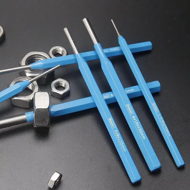 Parallel Pin Punch Set Entfernung Stahl Niet und Pins Drift 1,5-8mm 6 Stück Neue – Detail 3