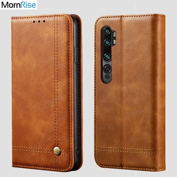 

Vintage Leather Flip Cover For Xiaomi MI Note 10 / 10 lite Wallet Case Card Stand Magnet Book Cover Luxury Casual Phone Fundas