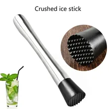 304 нержавеющая сталь дробленый ледяной пестик Бар коктейль дробленый ледяная палочка бар лимонная Картофелемялка миксер кухонные барные инструменты барные аксессуары