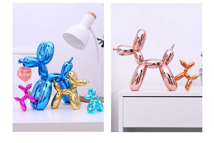 Jeff Koons воздушный шар собака украшение дома аксессуары ремесла свадебный Декор Настольный орнамент абстрактные ремесла скульптура из смолы