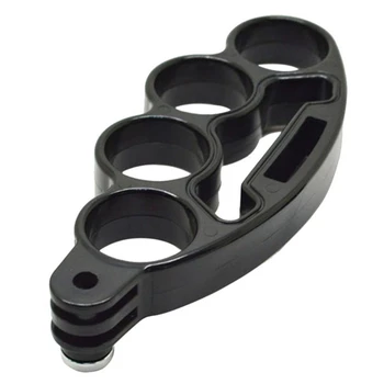 

Hot 3C-Handheld Plastic Knuckles Fingers Grip Ring Monopod Mount for GoPro Hero 4/3+/3/2/1 SJCAM Sport Camera with Thumb Long Sc