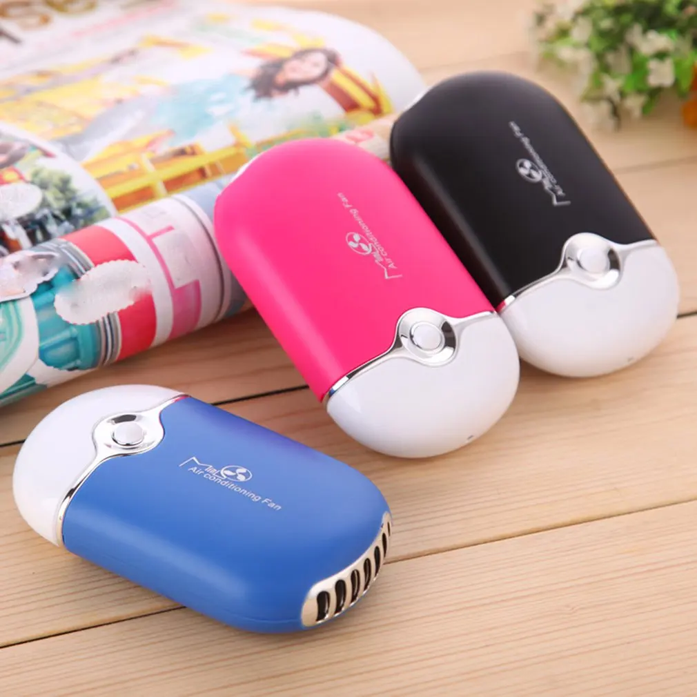 Grafting Planting False Eyelash Blower Mini Handheld Air Conditioner Small Fan Usb Charging Leafless Fan Appliance