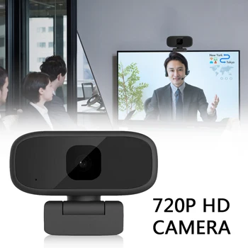 

USB Driver Free HD Webcam with Built-in Omnidirectional Microphone Web Camera Widescreen Video Work Home Accessories