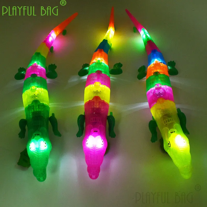Electronic toy walking luminous music electric universal pet rope children rope pig crocodile shark decompression gift vd13 3