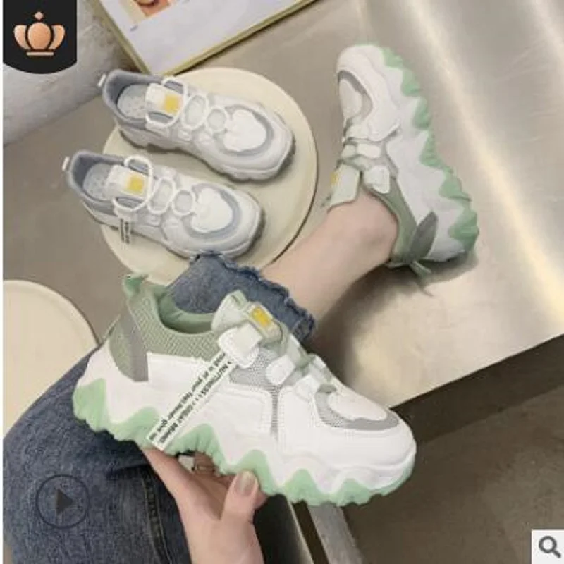 Women's shoes summer breathable mesh dad shoes women's tide 2020 spring sports net red new wild white shoes women's sneakers