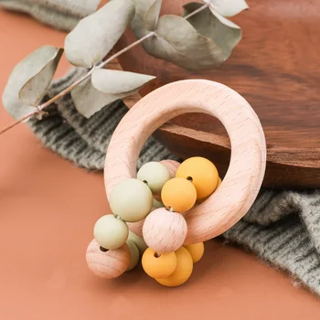 

Baby Toys 1pc Wooden Teether Crochet Pattern Rattle Elephant Bell Toy Newborn Amigurumi Teether Knitted Rattles Gift Let's Make