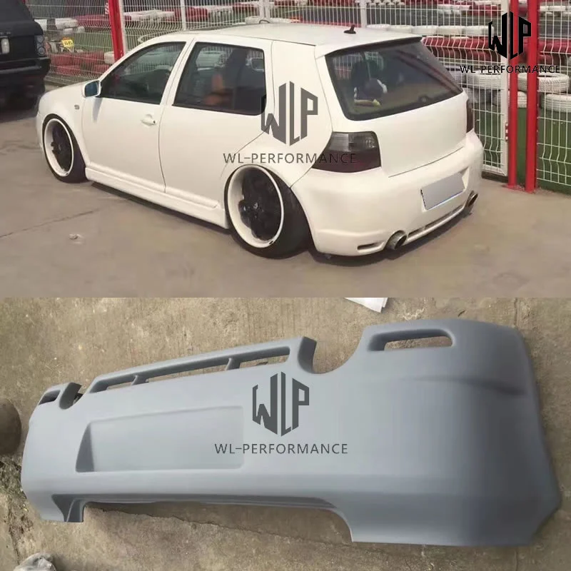 Golf 4 R32 Pu Upainted Rear Bumper Car Body Kit for Volkswagen Vw