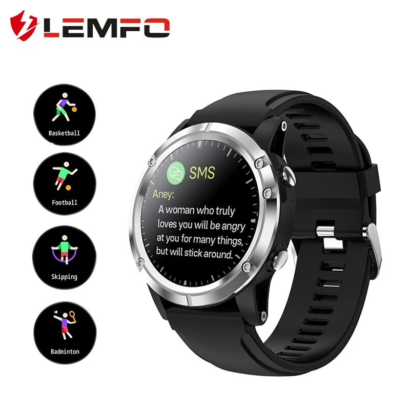 LEMFO пульсометр водонепроницаемые спортивные Смарт-часы Bluetooth 4 0