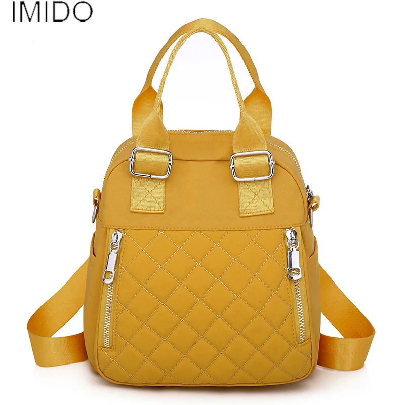 Сумки для женщин рюкзак из водонепроницаемой ткани Оксфорд многофункциональная