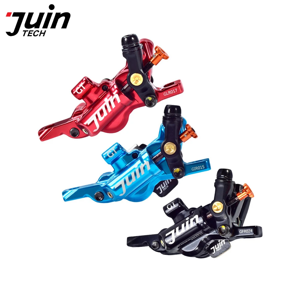 Juin Tech Gt P Line Pull Hydraulic Disc Brake Caliper Road Cx Gravel 160mm Dual Side Actuation Brake 4 Piston Discs Brake Bicycle Brake Aliexpress