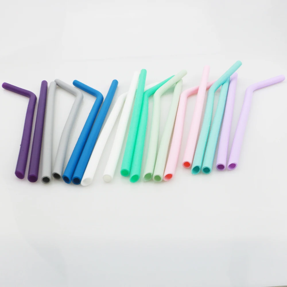 Replacement Straw 2/4/6Pcs Bottle Accessories Drinking Flexible Wide Straws 