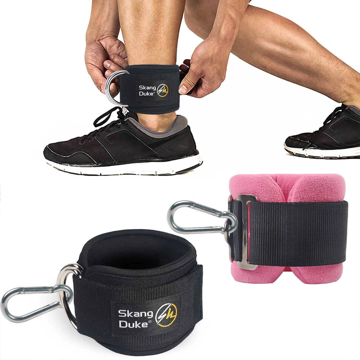 Padded Leg-Training-Brace-Support Ankle-Strap Fitness-Equipment Gym Safety Adjustable