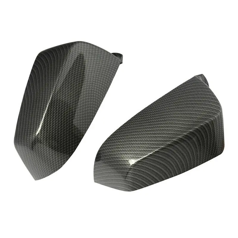 

1 Pair Side Rearview Mirrors Decals Carbon Fiber Covers For BMW 5 Series F10 E60 F01 F02 E63 Mirror Covers Styling