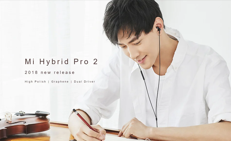 Xiaomi mi гибридные наушники-вкладыши Pro Dual dyna mi c Проводная гарнитура графеновые мембранные наушники MEM HD вызов оригинальные наушники xiaomi