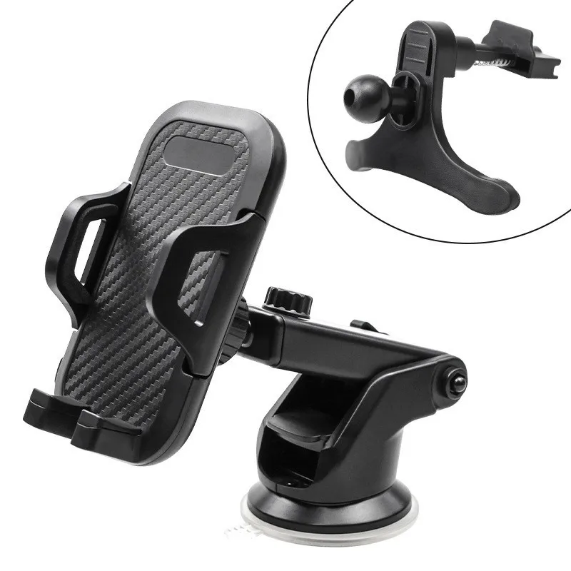 Universal Car Windshield Dashboard Mount Cell Phone Holder 360 Degree Rotation 3 In 1 Suction Cup Mobile Stand Bracket | Автомобили и