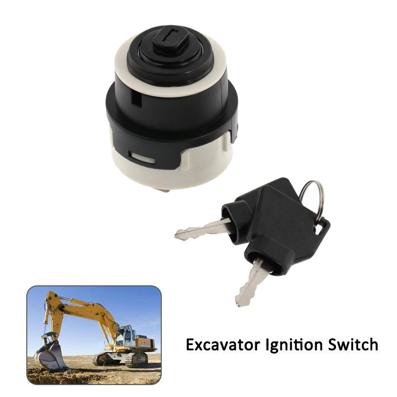 Excavator Ignition Switch Relays Igniter With Two Keys Fit For JCB Control Part Accessories #701/80184 19112 | Автомобили и