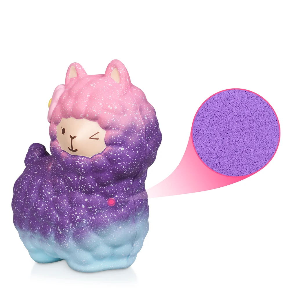 Animal Squishy Soft Alpaca Cute Squishi Sheep Toys Squishies Squeeze Jumbo Slow Rising Anti Strees Toy 3