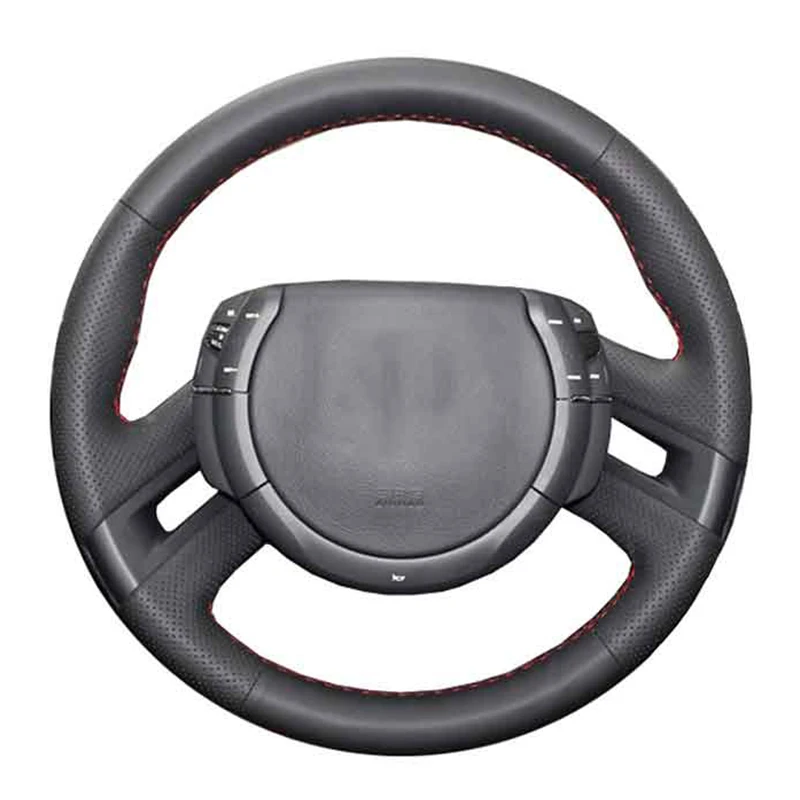 Car Steering Wheel Cover For Citroen C4 Picasso 2007-2013 Customize DIY Steering Wrap Microfiber Leather Hand Sewing steering wheel cover