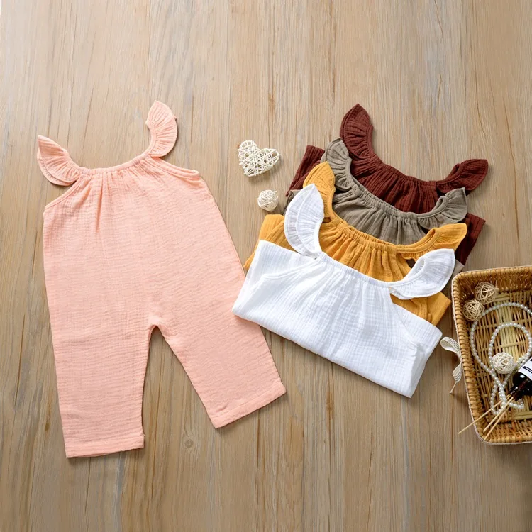 Owligbaby/детский Песочник Комбинезон хлопковый комплект одежды От 0 до 3 лет