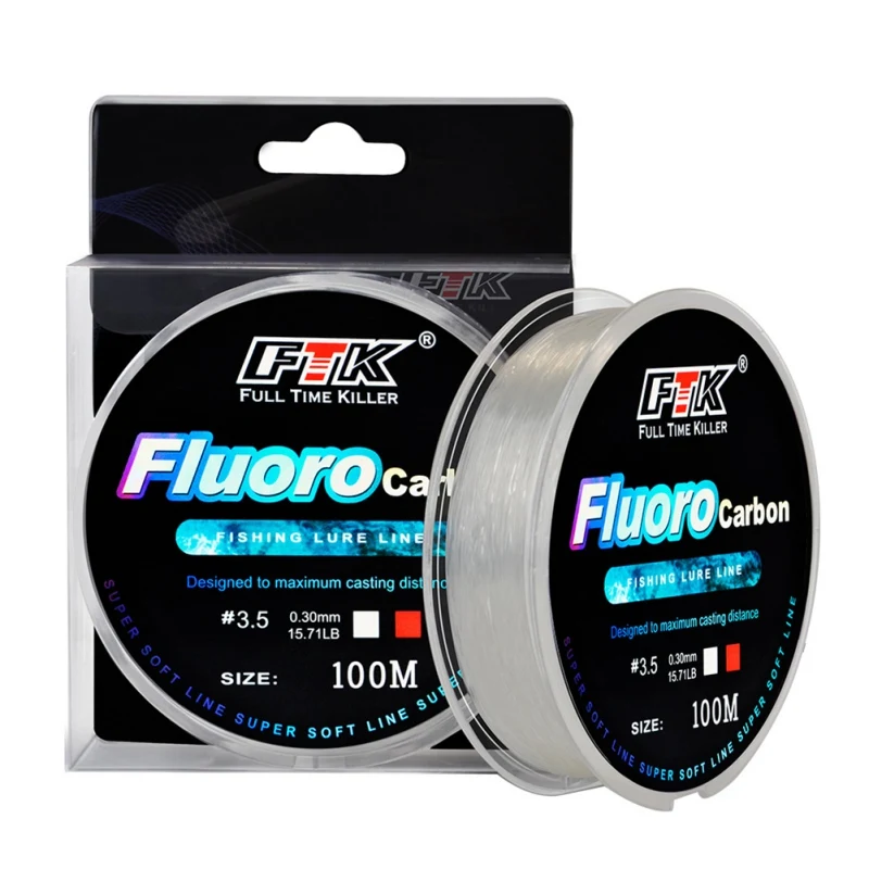 100M 0.14 0.5mm Sea Fishing Line Strong Fluorocarbon Nylon Fishing