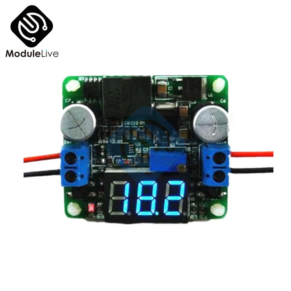 25W 2A DC 5 25V 12V до 0 v 25 V 24V дисплей напряжения Регулируемый понижающий источник