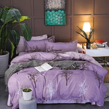 

Tree of life Duvet Cover Bedding luxury quilt set bedding set queen size Egyptian Cotton queen bed linen High grade home textile