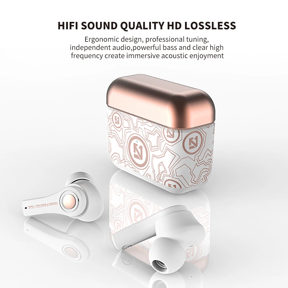 wireless earbuds Bluetooth earphones TWS audiophile type c earphone gaming headset Dynamic Graphene cute earphone for phone