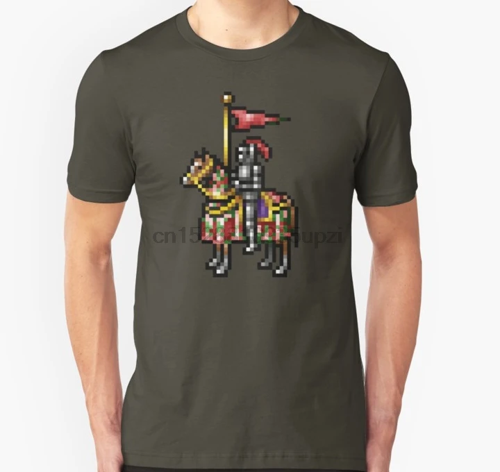 

Men tshirt Heroes of Might and Magic Knight Retro Pixel DOS game fan shirt Unisex T Shirt women T-Shirt tees top