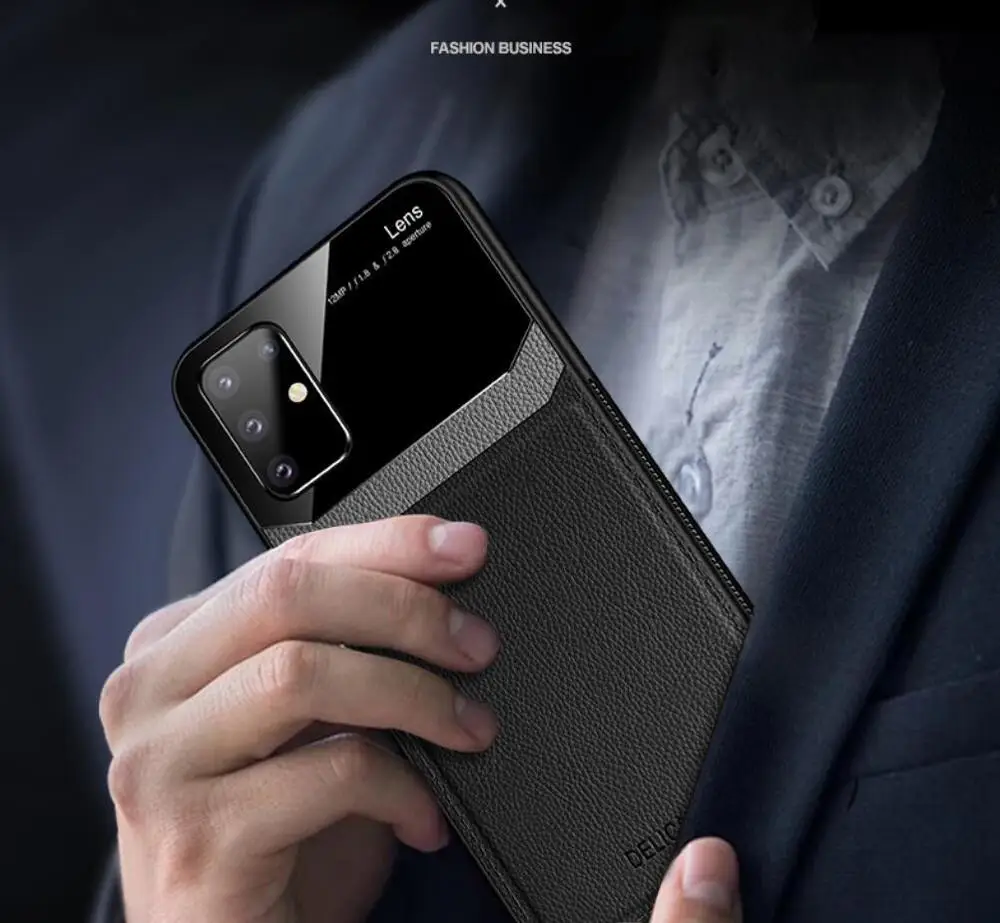 Роскошный кожаный чехол 2020 для samsung Galaxy S20 ultra plus защитный задней панели телефона
