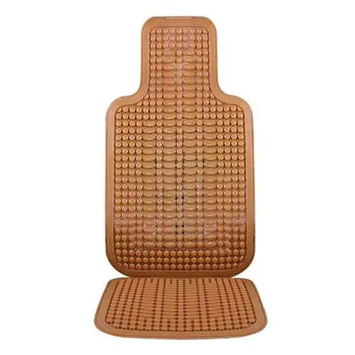 thumbnail image 1 of Funda de asiento de coche 1 pieza Verano Fresco PVC Funda de asiento de coche con cuentas Cojín de asiento de coche de masaje con cintura, 1 of 5