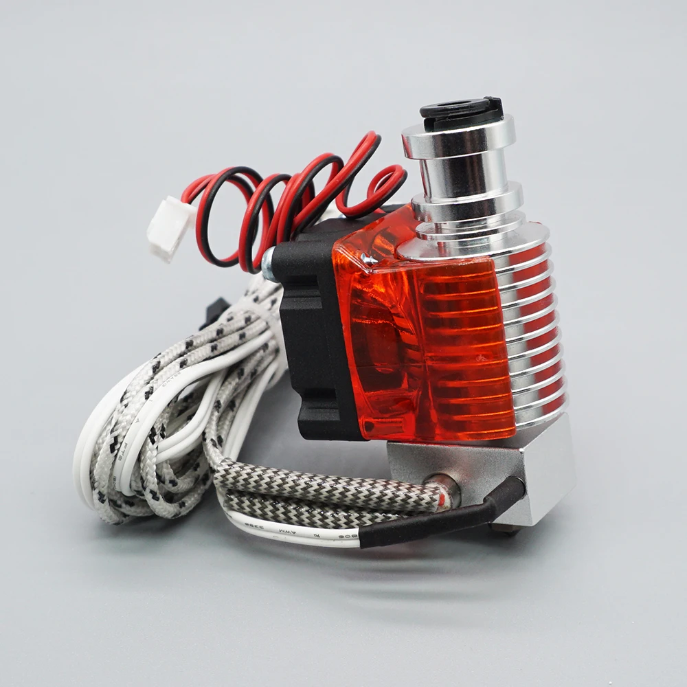 E3D V6 Hotend Комплект Высокая температура версии 300 градусов 3D-принтеры Запчасти 0,4/1,75 мм J-head дистанционный экструдер 12V 24V подключения печатающей головки