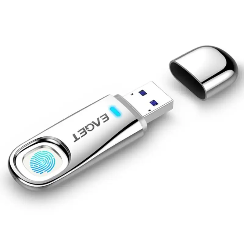 EAGET FU60 SB накопитель с зашифрованным отпечатком пальца USB флеш-накопитель Высокоскоростной USB 3,0 флеш-накопитель металлический U диск 32 Гб 64 ГБ для ПК ноутбука