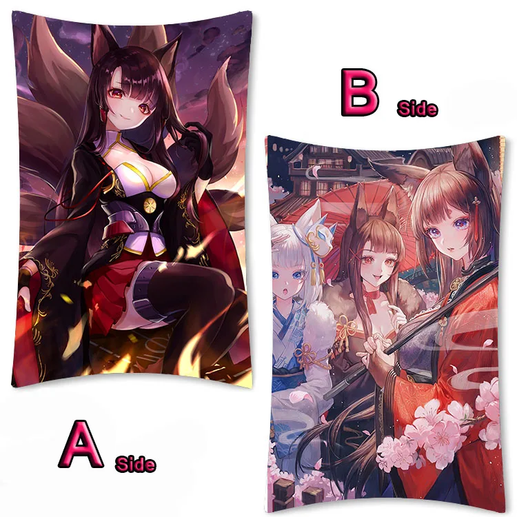 Аниме игра Azur Лейн USS Laffey прославленный Yuudachi Dakimakura длинная подушка для объятий Чехол Подушка для фанатов наволочка 35x55 см